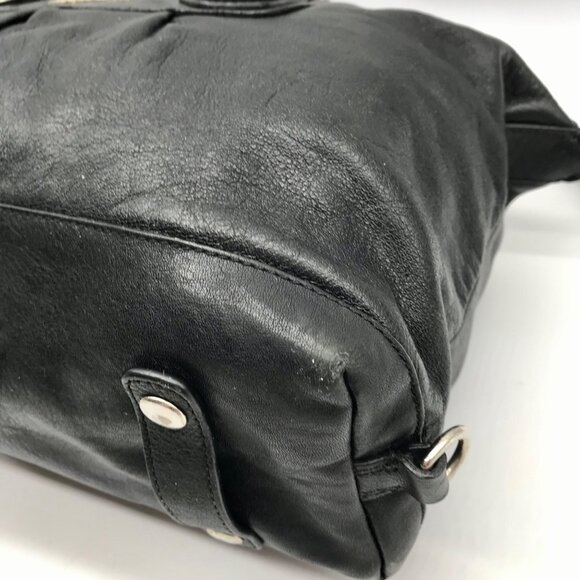 Coach Black Leather Ashley Convertible Tote Bag F15445 - Picture 5 of 11